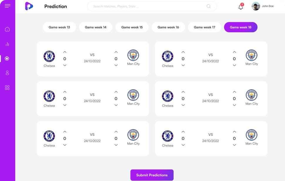 Predict Match Outcomes
